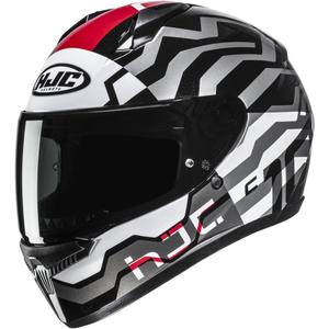 HJC C10 Blade MC1 täisnäoga mootorrattakiiver must-valge-punane