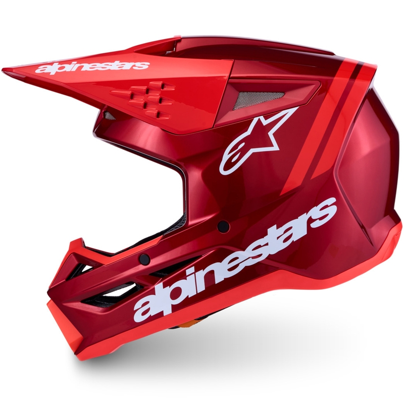 Alpinestars S-M3 Radium fluorestsentse puna-valge motokrossikiiver