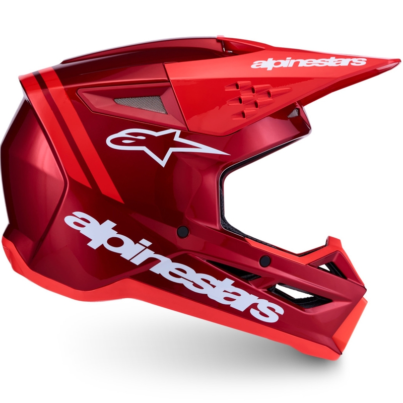Alpinestars S-M3 Radium fluorestsentse puna-valge motokrossikiiver