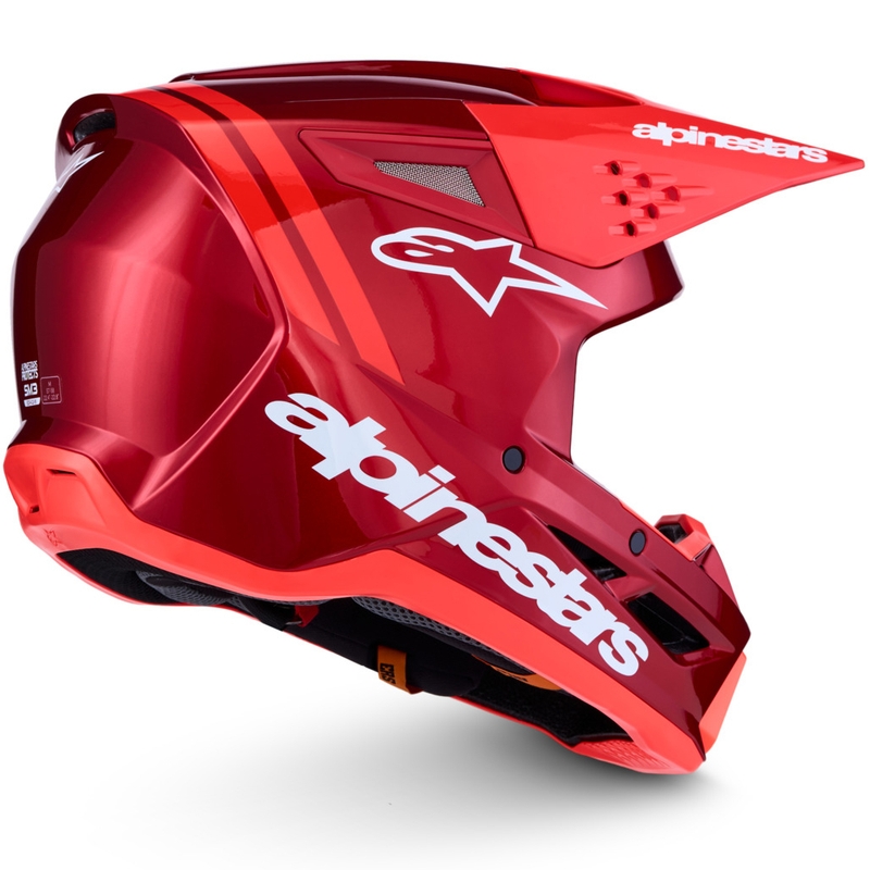Alpinestars S-M3 Radium fluorestsentse puna-valge motokrossikiiver