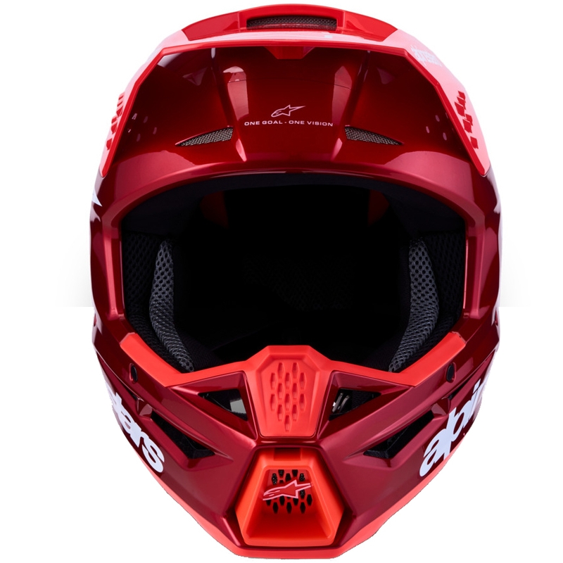 Alpinestars S-M3 Radium fluorestsentse puna-valge motokrossikiiver