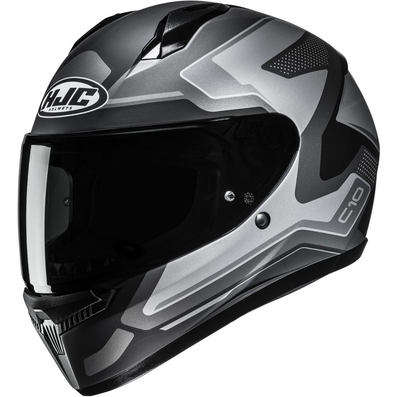 HJC C10 Cric MC5SF täisnäoga mootorrattakiiver must-hall