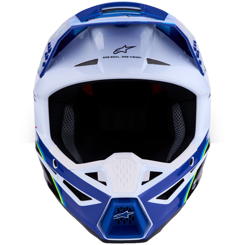 Alpinestars S-M3 Falcon mootorratta motokrossi kiiver sini-valge-must