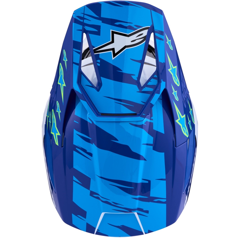Alpinestars S-M3 Falcon mootorratta motokrossi kiiver sini-valge-must