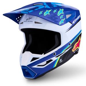 Alpinestars S-M3 Falcon laste motokrossikiiver sini-valge-must