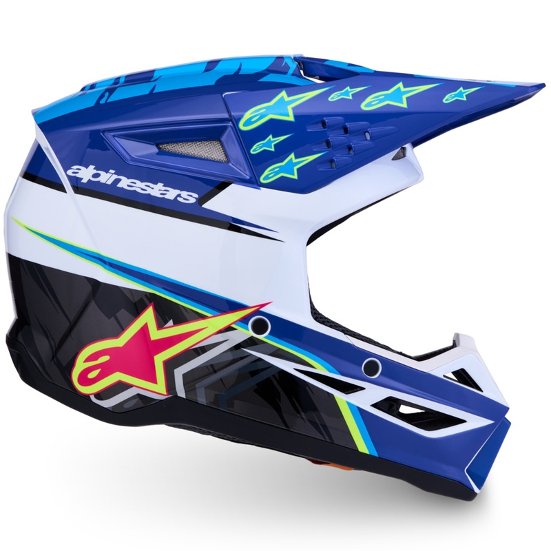 Alpinestars S-M3 Falcon laste motokrossikiiver sini-valge-must