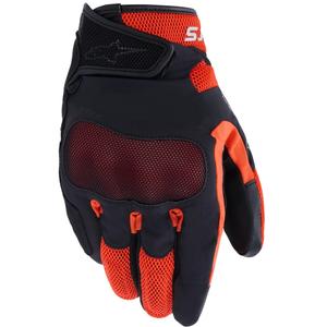 Alpinestars Mogress Airflow mootorratta kindad must-punane-oranž