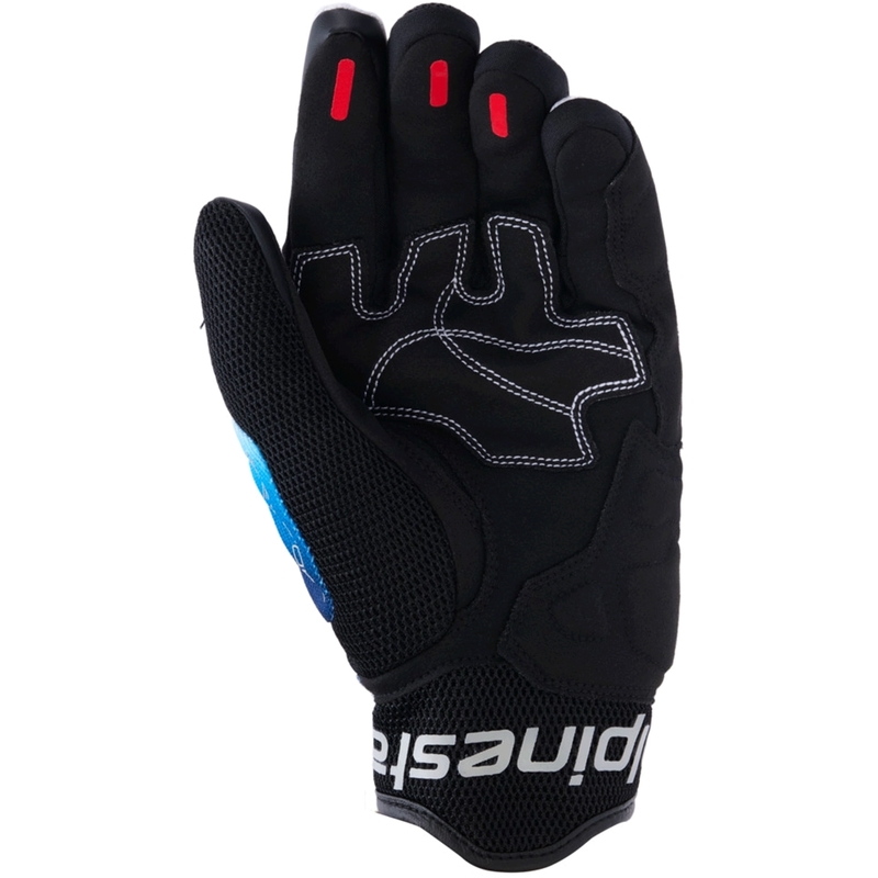 Alpinestars Mogress Airflow mootorratta kindad sini-must-valged