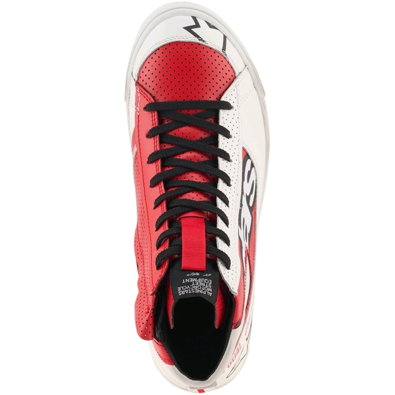 Alpinestars Stated Flair mootorrattasaapad valge-punased