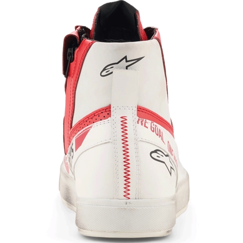 Alpinestars Stated Flair mootorrattasaapad valge-punased