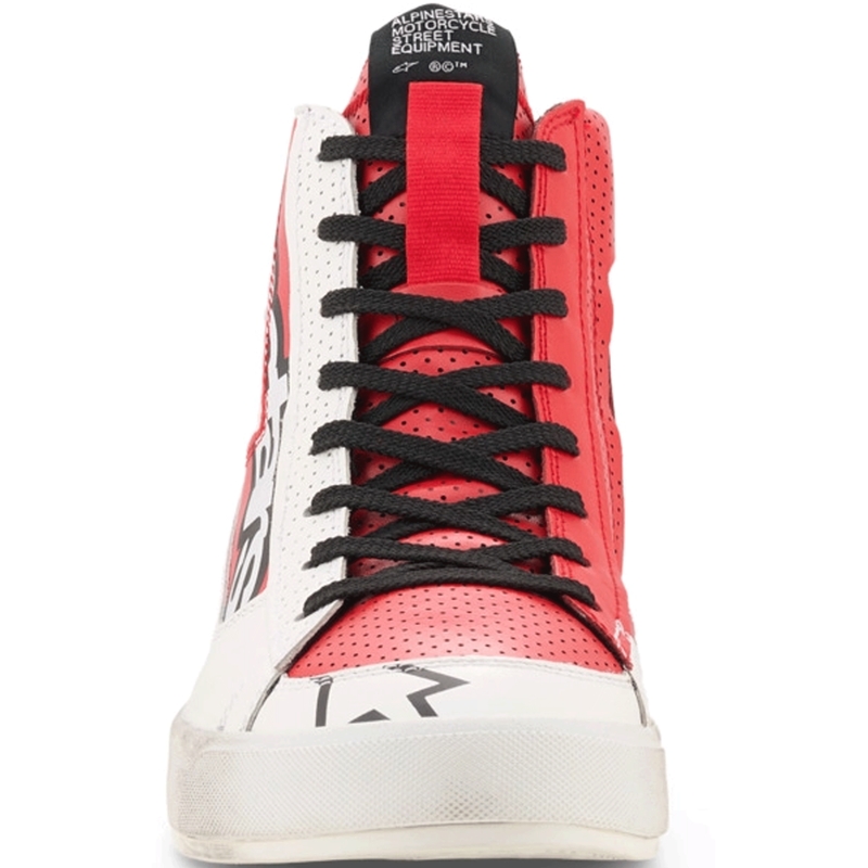 Alpinestars Stated Flair mootorrattasaapad valge-punased