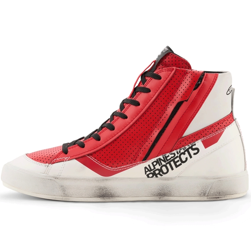 Alpinestars Stated Flair mootorrattasaapad valge-punased