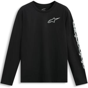 Alpinestars Trackside CSF Pikkade Varrukatega T-Särk Must-Valge