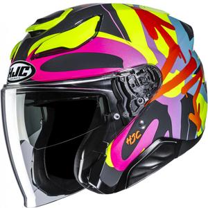 Avatud mootorrattakiiver HJC F31 Sora MC38 must