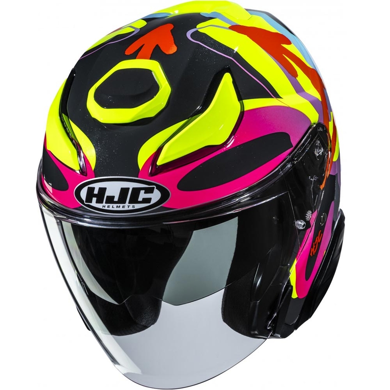Avatud mootorrattakiiver HJC F31 Sora MC38 must