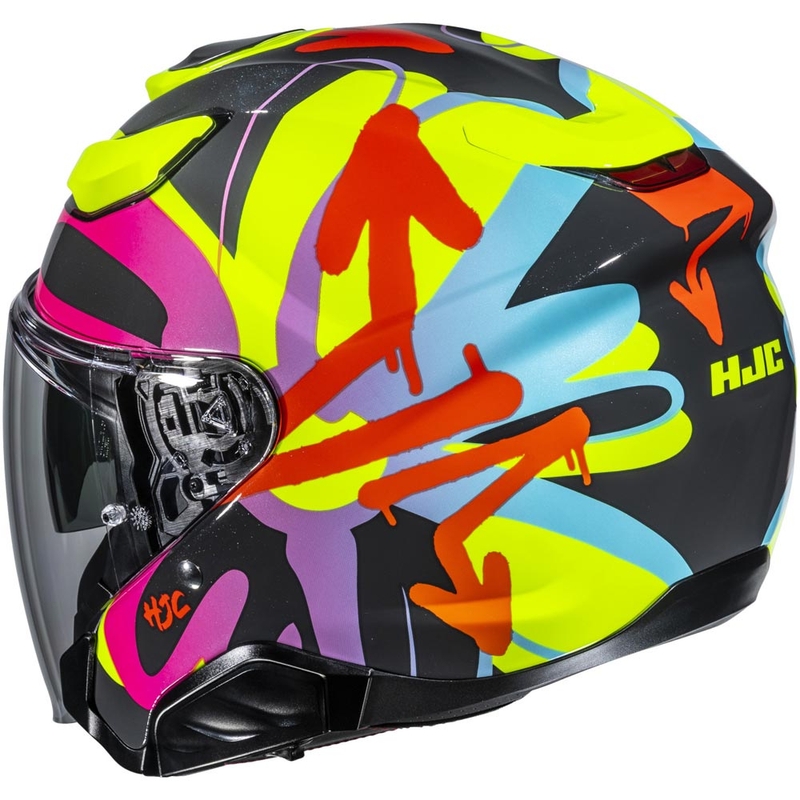 Avatud mootorrattakiiver HJC F31 Sora MC38 must