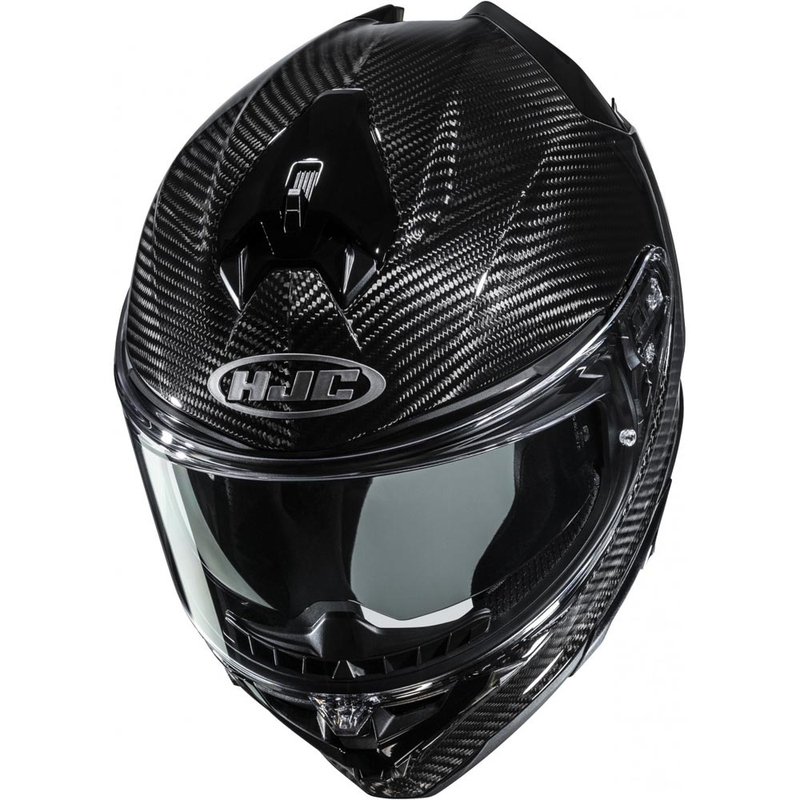 Täismaskiiver mootorrattale HJC F72 Carbon Solid must