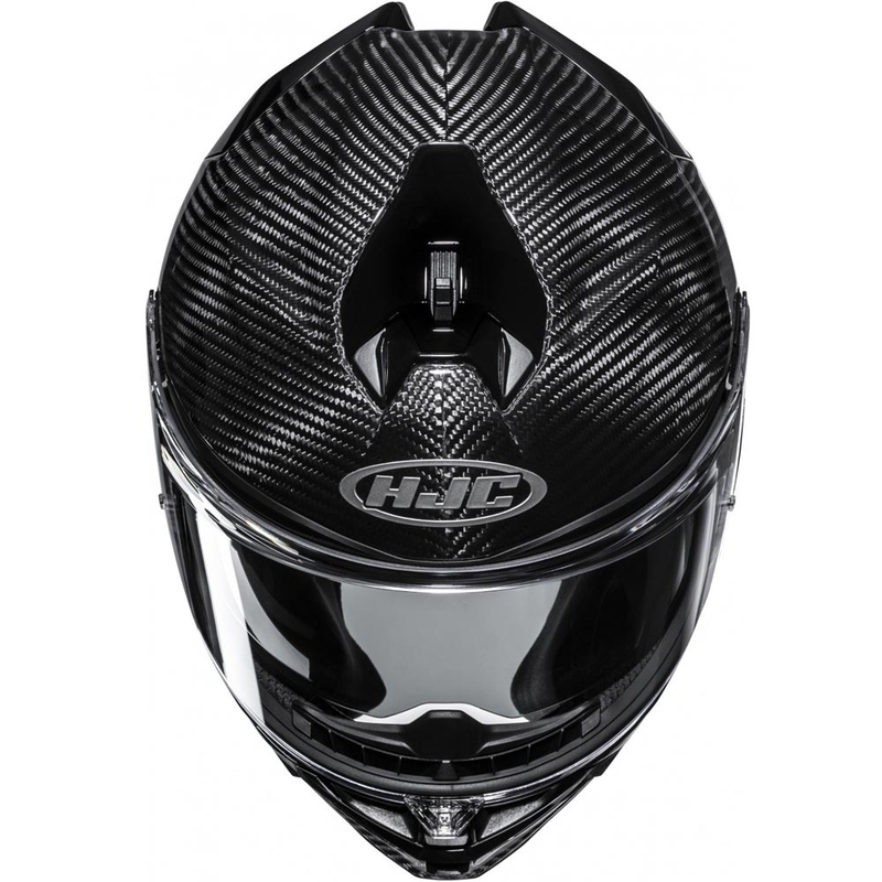 Täismaskiiver mootorrattale HJC F72 Carbon Solid must