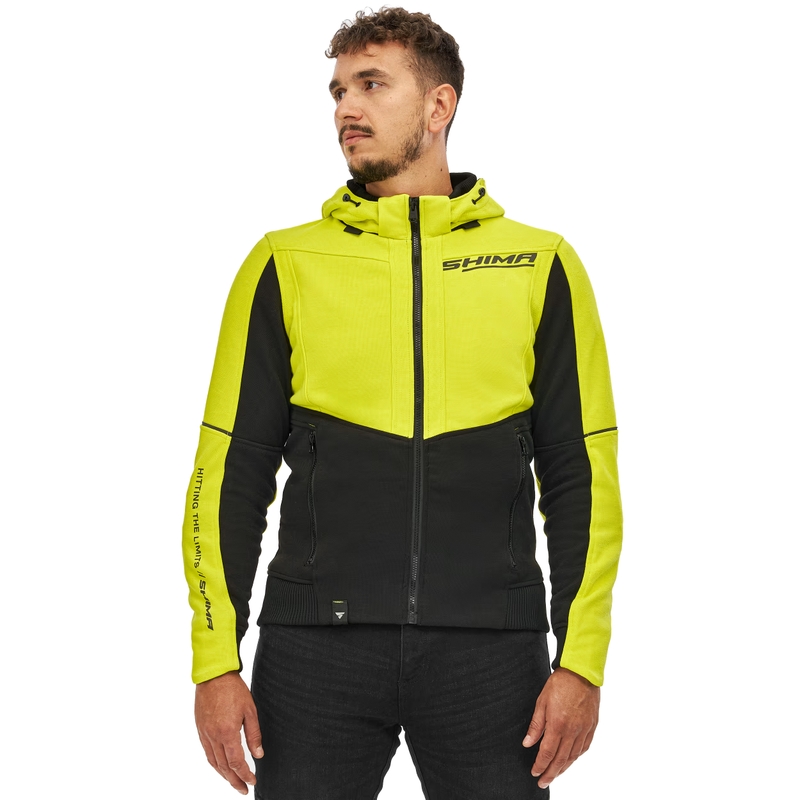 Mootorratta kapuuts Shima Daybreaker must-fluo kollane