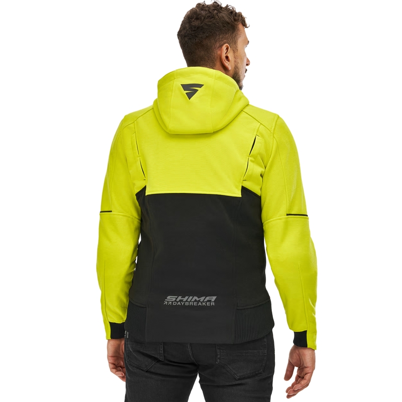 Mootorratta kapuuts Shima Daybreaker must-fluo kollane