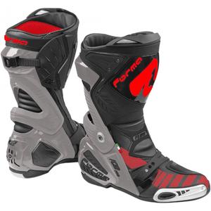 Forma Ice Pro Flow mootorrattasaapad hall-must-punane