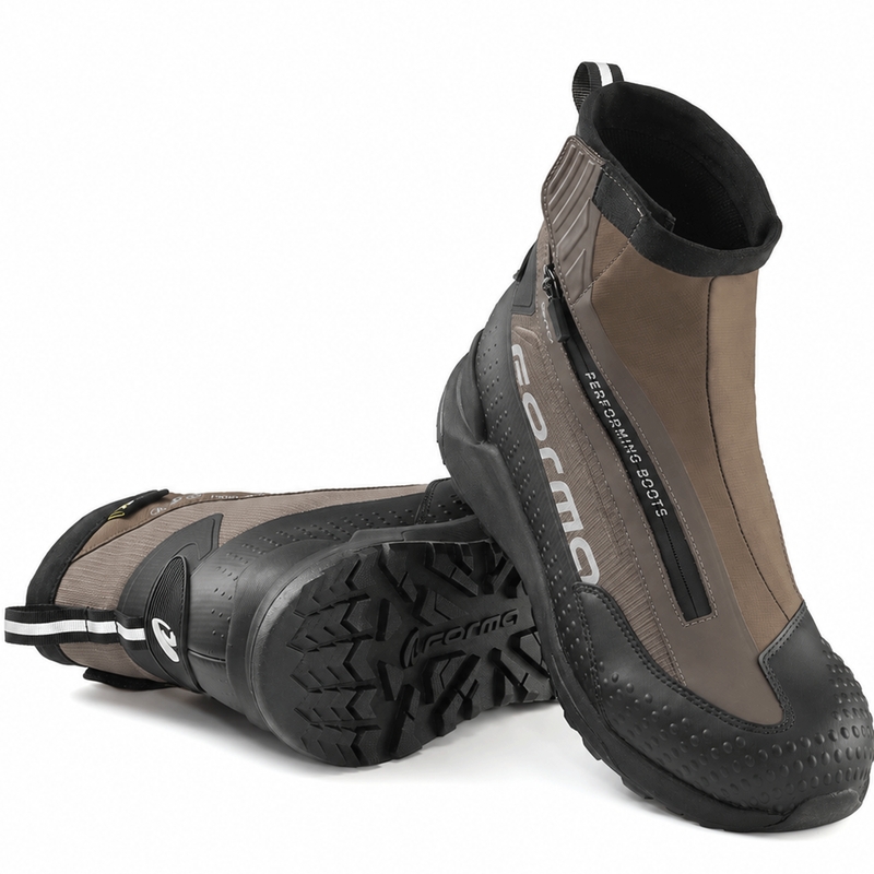 Forma Speed X-Dry mootorrattasaapad pruunid-hallid-mustad