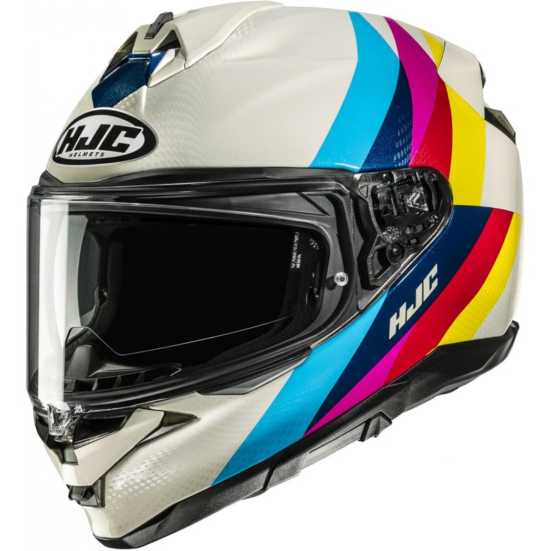 Täismaskiiver mootorrattale HJC F72 Racero MC23 valge
