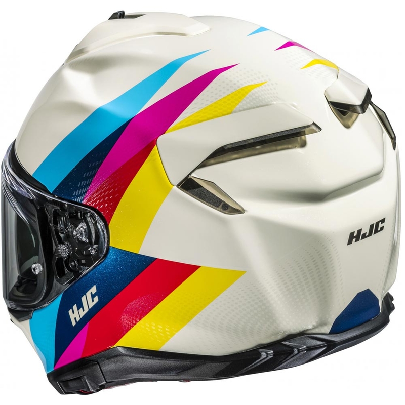 Täismaskiiver mootorrattale HJC F72 Racero MC23 valge