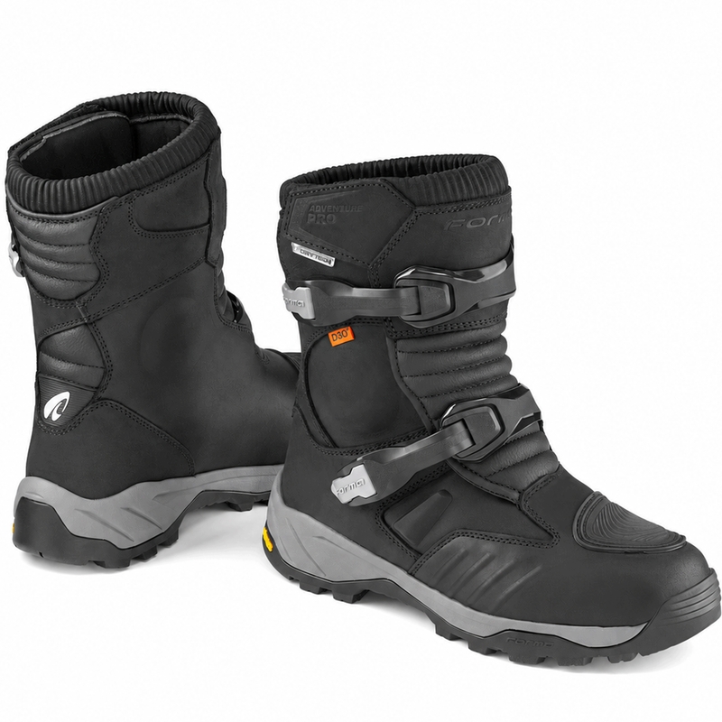 Forma Adventure Pro madalad kuivad mootorrattasaapad mustad