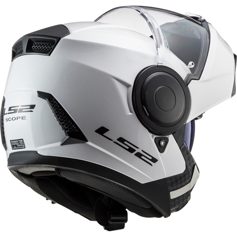 Vyklápěcí přilba na motorku LS2 FF902 Scope Solid bílá