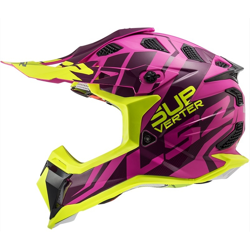 Motokrosová přilba LS2 MX470 Subverter Troop růžovo-fluo žlutá výprodej