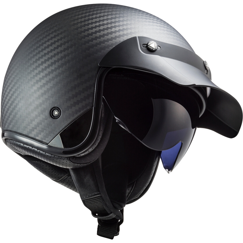 Avatud mootorratta kiiver LS2 OF601 Bob C Carbon