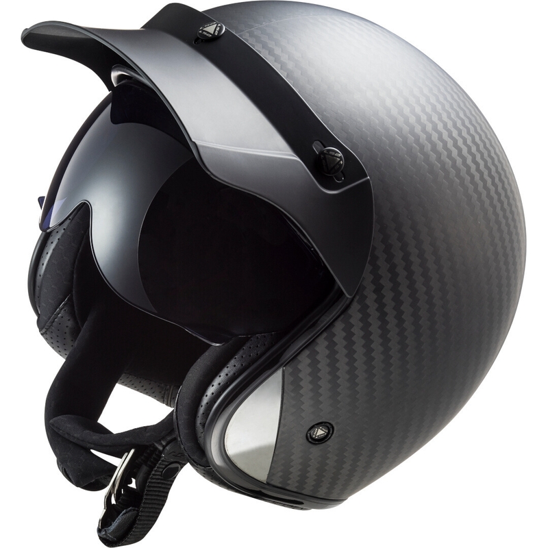 Avatud mootorratta kiiver LS2 OF601 Bob C Carbon