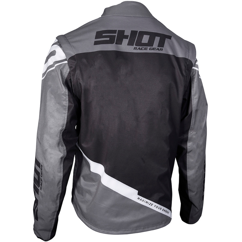 Softshellová bunda Shot Lite černo-šedo-bílá výprodej