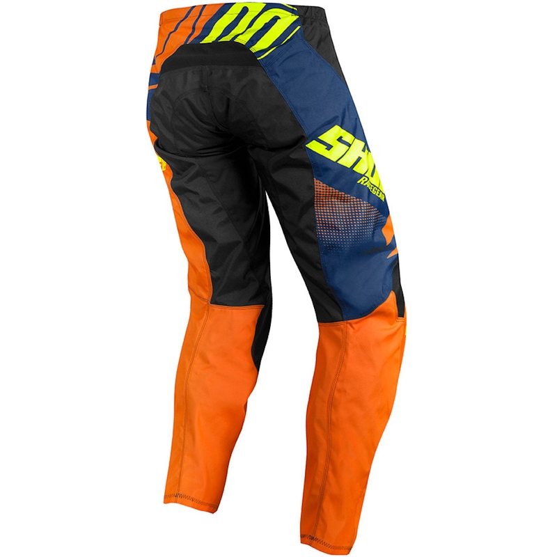 Dětské motokrosové kalhoty Shot Devo Ventury oranžovo-modro-fluo žluté