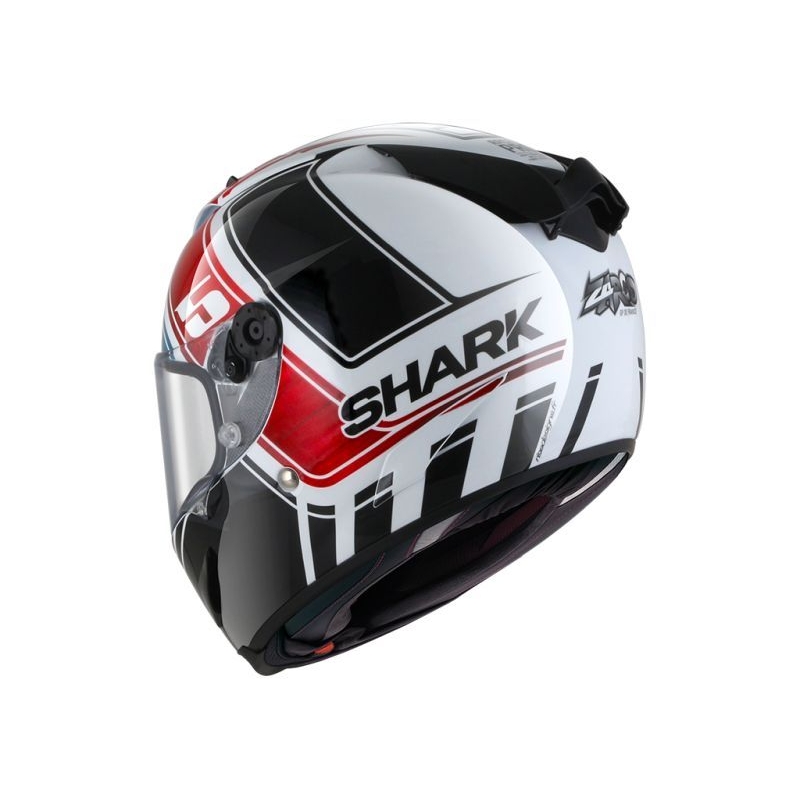 Integrální přilba SHARK RACE-R PRO Zarco GP De France Replica černo-bílo-modro-červená