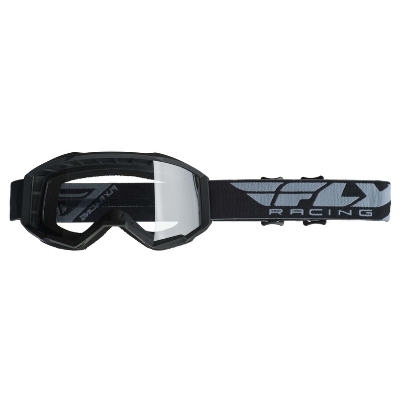 Motokrosové brýle FLY Racing Focus 2019 černé (čiré plexi) výprodej