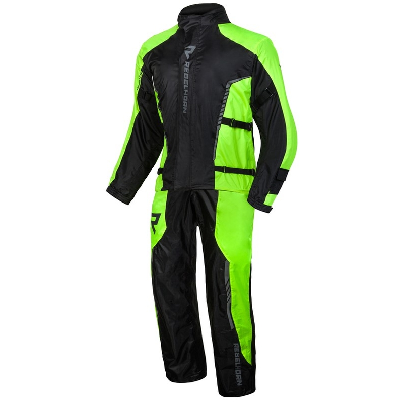Rebelhorn Patrol fluo kollane-must mootorrattakübara