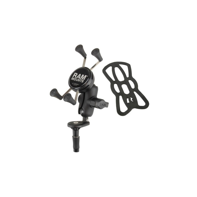 RAM Mounts X-Grip mobiiltelefonihoidja koos kaelakinnitusega mootorratta juhtraua jaoks