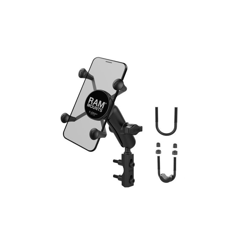 RAM Mounts X-Grip mobiiltelefoni hoidik koos piduri/käigukangi/käepideme kinnitusega