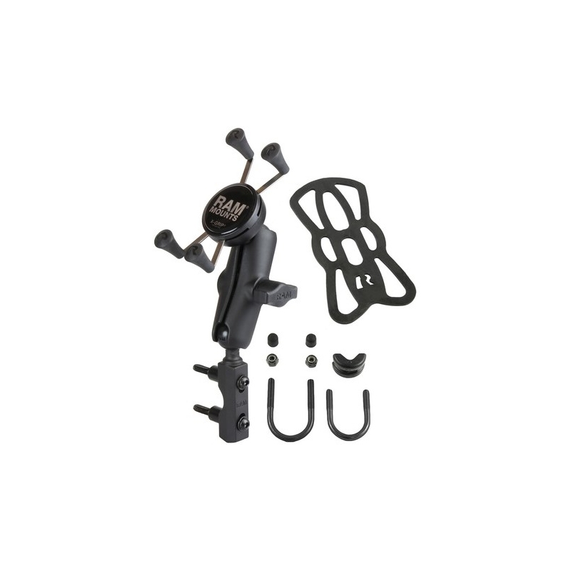 RAM Mounts X-Grip mobiiltelefoni hoidik koos piduri/käigukangi/käepideme kinnitusega