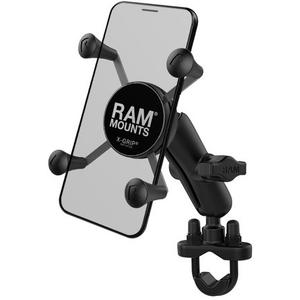 RAM Mounts X-Grip mobiiltelefonihoidik juhtraua läbimõõduga 12,7-31,75 mm jaoks.