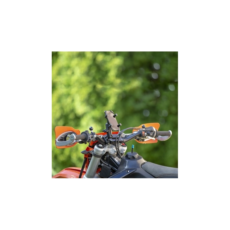 RAM Mounts X-Grip mobiiltelefonihoidik juhtraua läbimõõduga 12,7-31,75 mm jaoks.