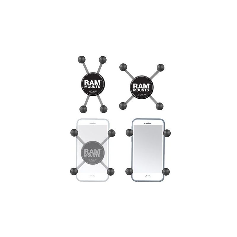 Universaalne mobiiltelefonihoidja RAM Mounts X-Grip 1" kuulpoltiga