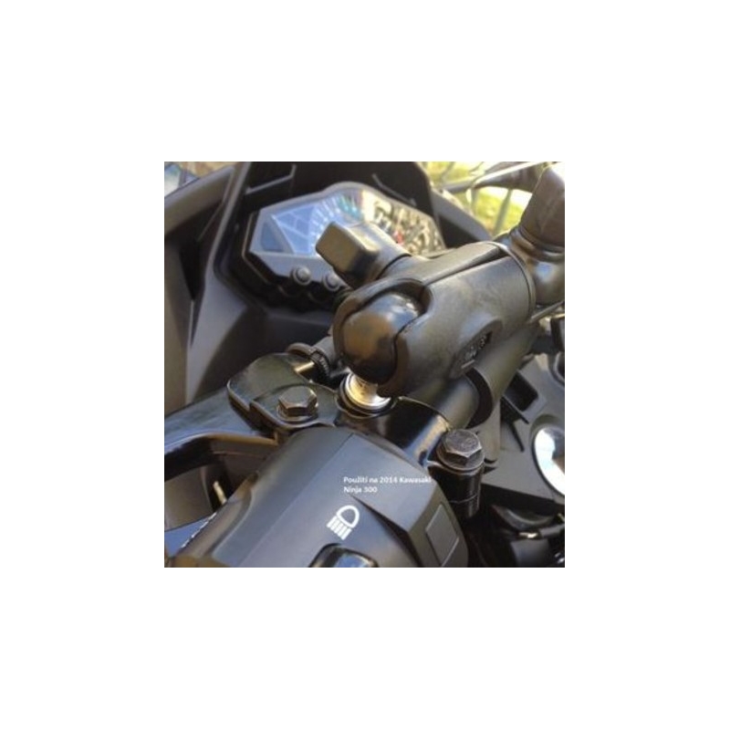 RAM Mounts juhtrauakinnitus koos 1" tihvtide ja M10x1,5 kruvidega