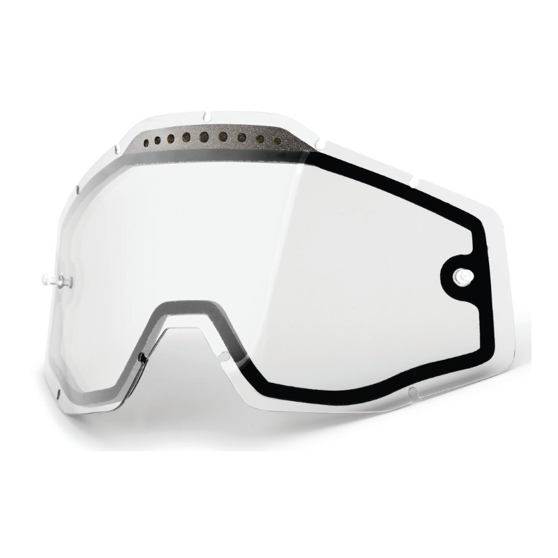 Topelt läbipaistev plexi motokrossiprillidele 100% Racecraft/Accuri/Strata