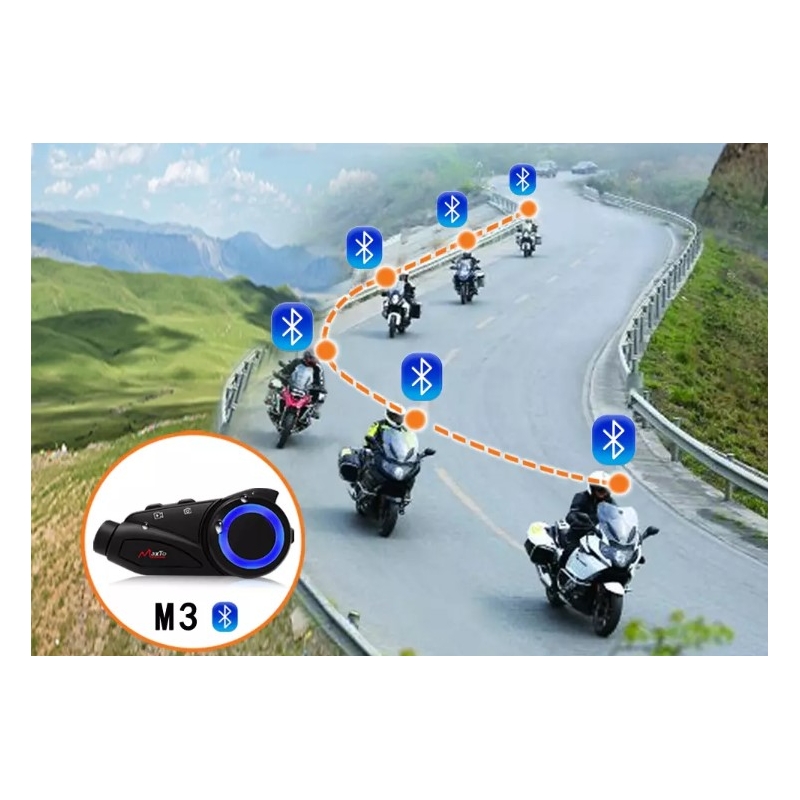 Bluetooth intercom MaxTo M3 koos FULL HD kaameraga SONY