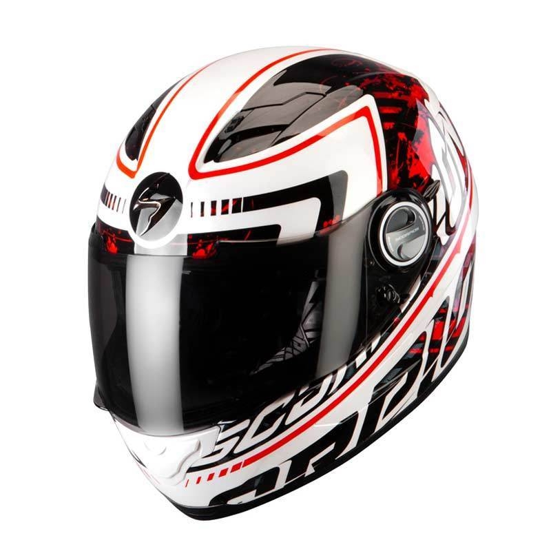 Moto přilba integrální Scorpion EXO-500 AIR bílo-červená