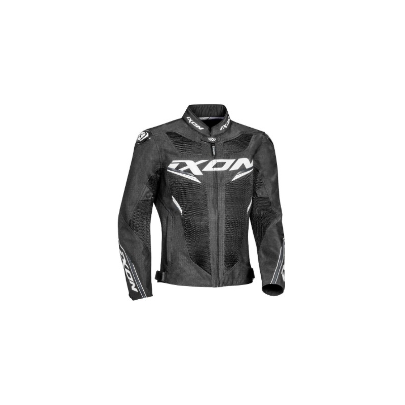 Bunda na motorku IXON Draco černo-bílá výprodej