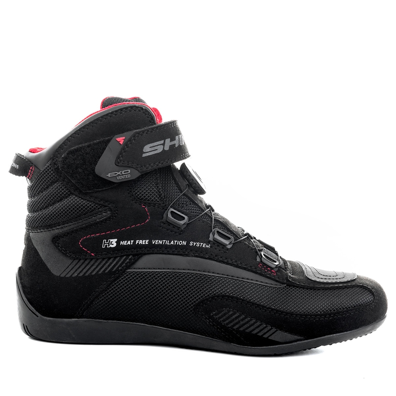 Shima Exo Vented must-hall-punased mootorratta saapad